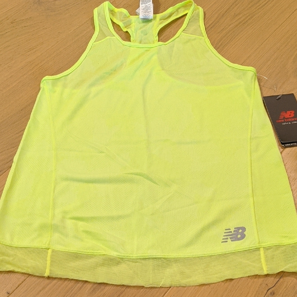 New Balance Women's Neon Yellow Tank Top Size XS